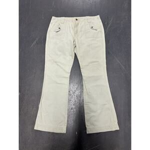 Levi’s Fatigue Boot Cut Khaki Tan Flat Front Pants Women’s 16M